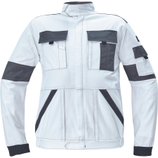 Cerva Max Summer Pamut Munka Kabát Fehér/Szürke munkaruha