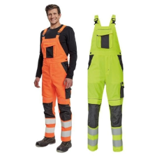 Cerva MAX VIVO HV férfi HI-VIS mellesnadrág - sárga/narancs munkaruha