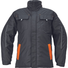 Cerva Max Vivo Téli Munkáskabát Fekete/Narancssárga - 4XL munkaruha
