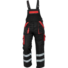 Cerva MAX WINTER Szigetelt védőoverall CERVA 58 Fekete