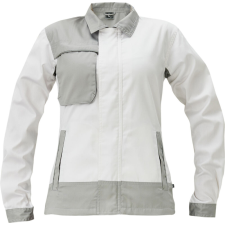 Cerva Montrose Lady női munkavédelmi dzseki fehér/szürke színben munkaruha