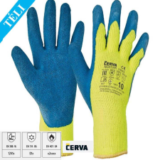 Cerva NIGHTJAR Mártott téli latex munkavédelmi kesztyű védőkesztyű