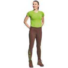 Cerva Női leggings YOWIE NEW - Barna / zöld - L