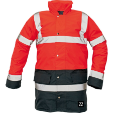 Cerva SEFTON bélelt HiVis kabát narancs munkaruha