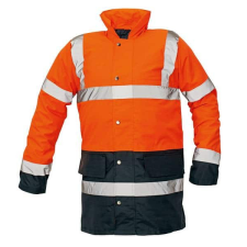 Cerva SEFTON bélelt HiVis kabát (narancs*, XXL) láthatósági ruházat