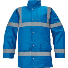 Cerva SEFTON bélelt HiVis kabát (royal kék, M)
