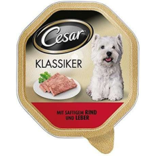 Cesar marhahúsos és májas kutyaeledel alutálkában (35 x 150 g) 5250 g kutyaeledel