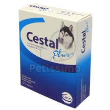  Cestal Plus rágótabletta kutyáknak 2 db élősködő elleni készítmény kutyáknak