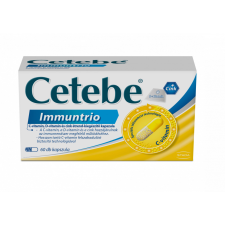 Cetebe Immuntrio c vitamin+d-vitamin+cink kapszula 60 db vitamin és táplálékkiegészítő