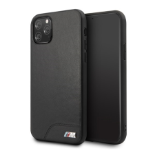 Cg mobile BMW M Apple iPhone 11 Pro Max műanyag telefonvédő (bőr hatású hátlap) fekete tok és táska