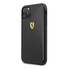 Cg mobile Ferrari Scuderia Apple iPhone 11 Pro műanyag telefonvédő (karbon minta) fekete tok és táska