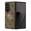 Cg mobile GUESS 4G BIG LOGO szilikon telefonvédő (ütésállóság, bőr hatású hátlap) SÖTÉTBARNA Samsung Galaxy Z Fold7 (SM-F966) (GUHCZFD74GMGBR) (GUHCZFD74GMGBR)