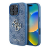 Cg mobile GUESS 4G BIG LOGO szilikon telefonvédő (ütésállóság, bőr hatású hátlap) VILÁGOSKÉK (GUHCP16X4GMGBL)