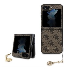 Cg mobile Guess 4g charms m&#369;anyag telefonvéd&#337; (textil hátlap, telefondísz) barna guhczf5gf4gbr tok és táska