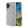 Cg mobile GUESS 4G STRIPE műanyag telefonvédő (textil hátlap) RÓZSASZÍN Apple iPhone 16 Plus