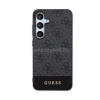 Cg mobile GUESS 4G STRIPE műanyag telefonvédő (textil hátlap) SÖTÉTSZÜRKE (GUHCS24MG4GLGR)