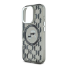 Cg mobile iPhone 16 Pro KARL LAGERFELD IML MONOGRAM K&CH HEADS MAGSAFE szilikon telefonvédő ütésállóság, MagSafe, FEKETE