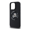 Cg mobile iPhone 16 Pro KARL LAGERFELD SILICONE KARL&CHOUPETTE HEADS MAGSAFE szilikon telefonvédő ütésállóság, MagSafe, FEKETE