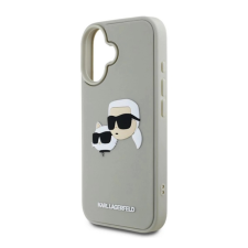 Cg mobile KARL LAGERFELD 3D RUBBER DOUBLE HEADS szilikon telefonvédő (ütésállóság. 3D) BÉZS tok és táska