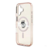 Cg mobile KARL LAGERFELD IML CHOUPETTE SKETCH LOGO MAGSAFE szilikon telefonvédő (ütésállóság, kameravédő, MagSafe) RÓZSASZÍN (KLHMP17SHGCHGKBP)