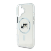 Cg mobile KARL LAGERFELD IML K&CH HEADS METAL FRAME MAGSAFE szilikon telefonvédő (ütésállóság, kameravédő, MagSafe) ÁTLÁTSZÓ Apple iPhone 16