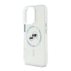 Cg mobile KARL LAGERFELD IML K&CH HEADS METAL FRAME MAGSAFE szilikon telefonvédő (ütésállóság, kameravédő, MagSafe) ÁTLÁTSZÓ Apple iPhone 16 Pro Max