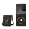 Cg mobile KARL LAGERFELD PU KARL AND CHOUPETTE HEADS szilikon telefonvédő (ütésállóság, bőr hatású hátlap, MagSafe) FEKETE (KLHMZF7PSMLRKCK)