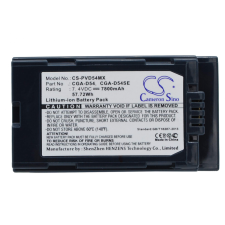  CGA-D54SE/1H Akkumulátor 5400 mAh digitális fényképező akkumulátor
