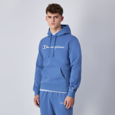 Champion Big Logo Fleece kapucnis pulóver Blue S férfi pulóver, kardigán
