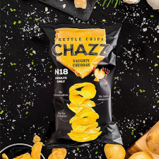 Chazz Naughty Cheddar burgonyachips 90g előétel és snack