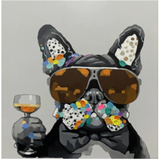 Cheers gazdik! fali kép (60*60 cm) grafika, keretezett kép