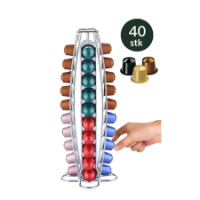 Cheffinger Nespresso 40 db-os fém kapszulatartó kávéfőző kellék