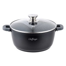 Cheffinger Serpenyő fedővel CF-DC28, márvány bevonat, 28 cm / 5,7 L edény