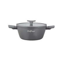 Cheffinger Tapadásmentes lábas szűrővel és kiöntőcsőrrel 24 cm edény