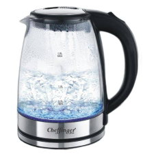 Cheffinger vízforraló teljesítménye 1500 watt, űrtartalma 1,8 liter vízforraló és teáskanna
