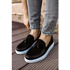 Chekich 002.02 férfi loafer cipő fekete férfi cipő
