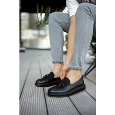 Chekich 002.03 férfi loafer cipő fekete férfi cipő