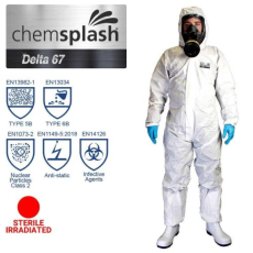 Chemsplash Delta 67 steril overál 5B/6B