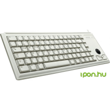 Cherry Compact-Keyboard G84-4400 trackball Német szürke billentyűzet