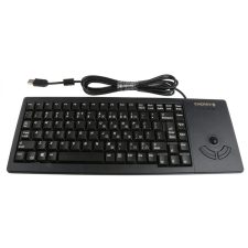 Cherry XS Trackball Keyboard Francia fekete billentyűzet