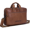CHESTERFIELD SETH konyak színű két fogós, két részes laptoptartós aktatáska C40-1010-31