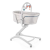 Chicco Baby Hug Air 4in1 Glacial multifunkciós Etetőszék - szürke