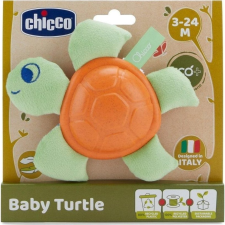 Chicco bébiteknős ECO+ rágókás textiljáték (11119) plüssfigura