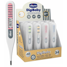 Chicco Digi Baby digitális hőmérő - Rózsaszín csíkos lázmérő
