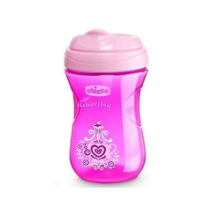 Chicco Easy Cup itatópohár 2in1 12m+ 266ml pink itatópohár