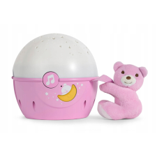 Chicco First Dreams baba éjjeli lámpa kivetítővel Szín: rózsaszín éjjeli fény