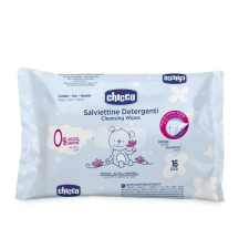 Chicco Lótusz vizes törlőkendő 16 db-os babapúder illat törlőkendő