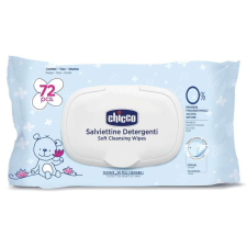 Chicco Lótusz-vizes törlőkendő 72 db-os babapúder illat babakellék