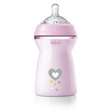 CHICCO Natural Feeling 330 ml cumisüveg lányoknak 6m+ cumisüveg