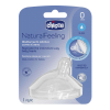 Chicco NaturalFeeling 1 db ferde etetőcumi normál folyású